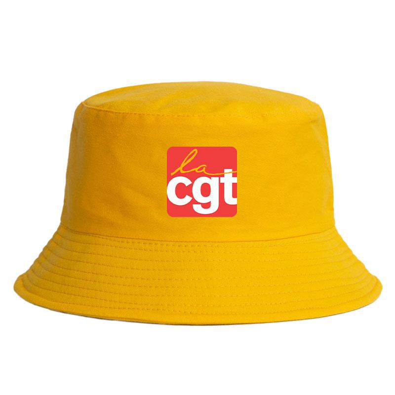 France CGT Reversible Bucket Hats Girl Boy Sun UPF50+ Cotton Summer Hat Men Women Confédération Générale Du Travail Panama Hat