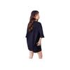 Anta Solid Color Embroidered Letter Crew Neck T-Shirt Unisex Tops Black 962228150-5