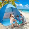 Hurtig Automatisk Åbning Strandtelt Solskærm UV-Beskyttende Telt Skygge Letvægts Pop-Up Åbn For Udendørs Camping Fiskeri