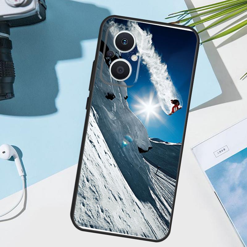 Sports Snowboarding Case For OPPO Reno 13 13F 12 11 F 8T 7 8 10 Pro OPPO Find X8 X6 Pro X3 X5 Lite Cover Funda
