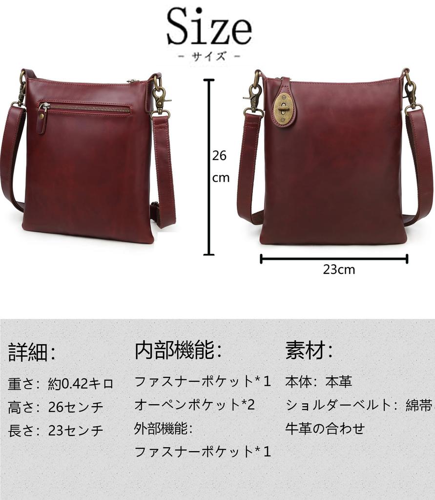 Kimura handmade Shoulder Bag Brand Kimura Kobo Genuine Leather Zipper Business Crossbody Multifunctional Men's Men's (TD001)