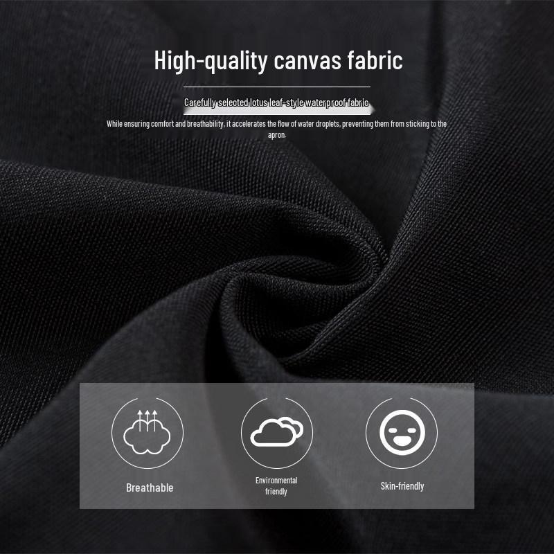 Waterproof Young Waiter Apron with Logo for Milk Tea Restaurant