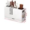 Multifunctional Kitchen Knife & Utensil Holder - Countertop & Wall-Mountable Storage Rack