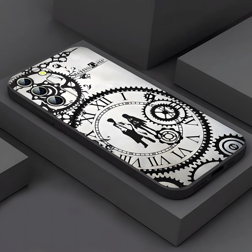

Чехол для телефона Steins Gate для Samsung S26 S25 Ultra S24 S22 S23 S20 Fe S21 Plus A54 A34 A16 A53 Задняя крышка Samsung s24