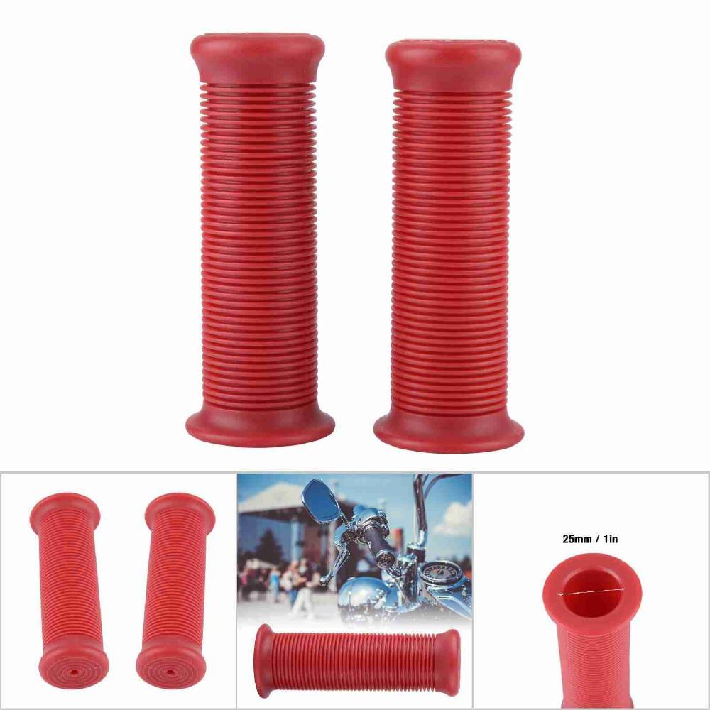 1 pair 1 Inch 25mm Motorcycle Handlebar Grip 1.1 Inch 28mm Pair Grip Handlebar For Most Motorcycles