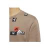 Adidas Pattern Print Crew Neck Sweatshirt Long Sleeve Men Tops Brown HN8983