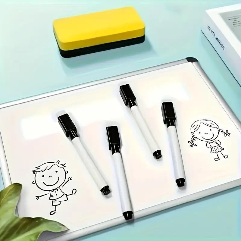 A set of 50 dry erase markers with rubber caps, fine pointed whiteboard markers, lightweight plastic material, suitable for use