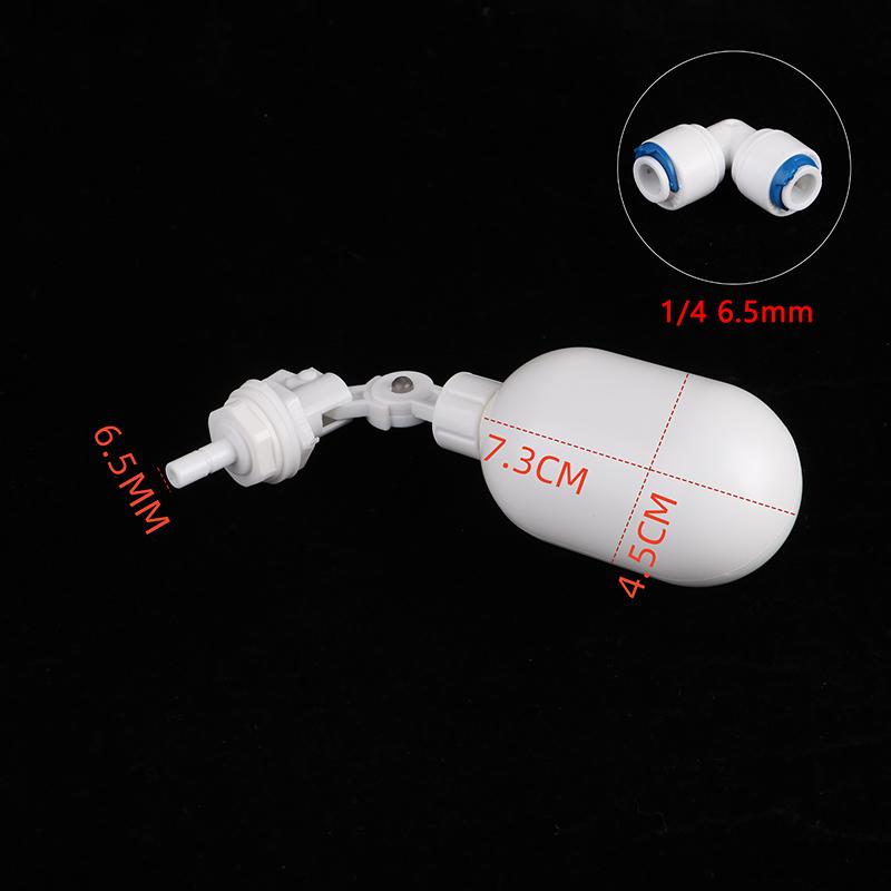 Water Tank Level Control Reverse Osmosis System 1/4" 3/8" Mini Float Valve Aquarium Fish Tank Water Dispenser Float Ball Valve