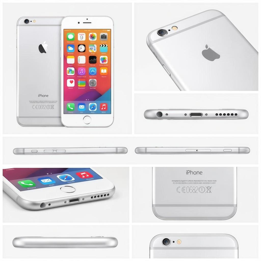 Apple iPhone 6 16GB ROM Gold/Black/Silver - 4G LTE Smartphone Unlocked Mobile Phone - Refurbished