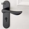 DYS TOOL SHOP Mute Handle Room Door Knob Lock Anti-theft Security Furniture Hardware