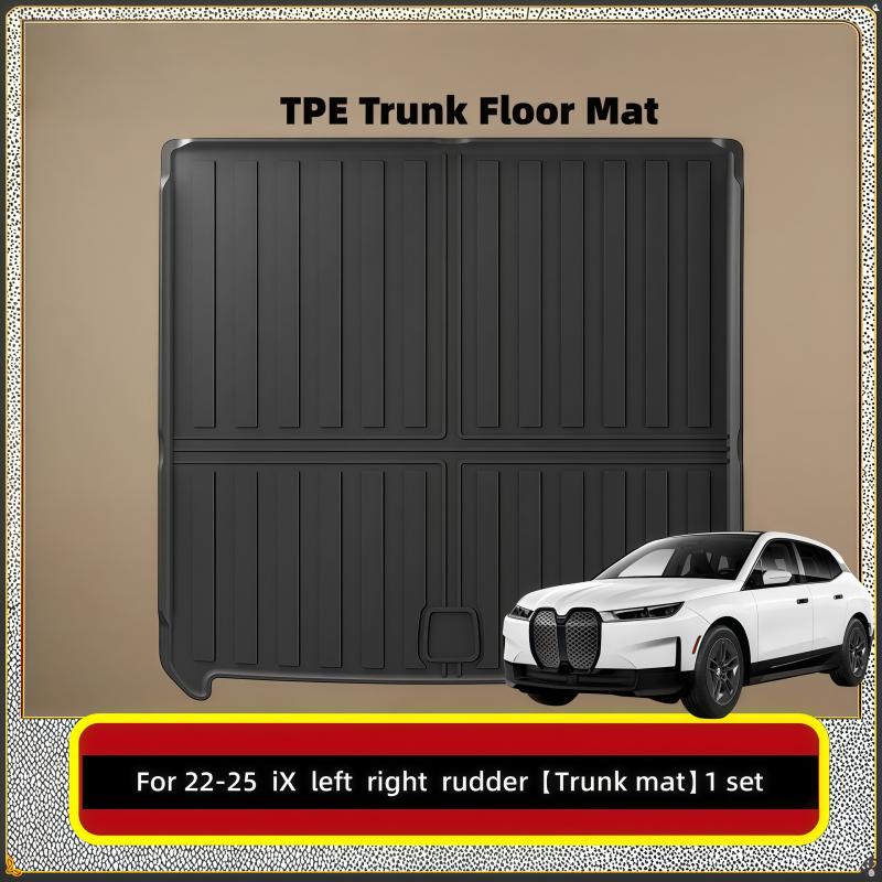 For BMW iX 2022 2023 2024 2025 2026 TPE Floor Mats Foot Mat Floor Liner Waterproof TPE Carpet Custom For BMW IX LHD