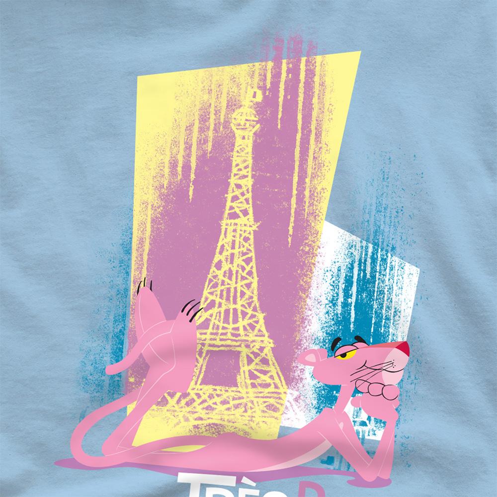 Pink Panther Unisex Adult Tres Pink T-Shirt