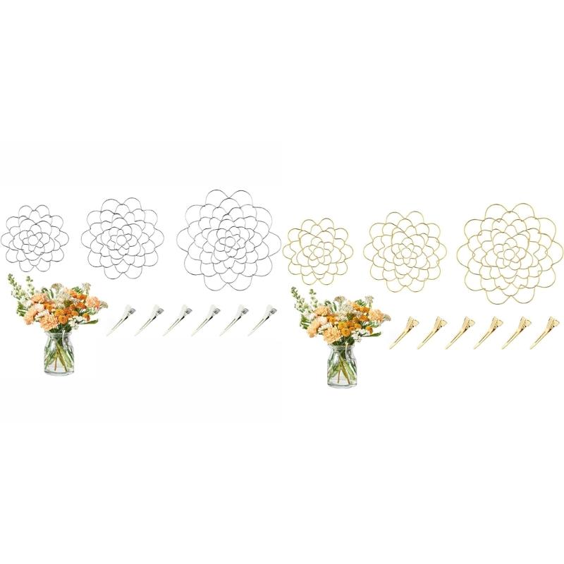 Professionelles Pflanzenbefestigungsset Blumenarrangierhalter Floristik-Arrangementhalter Blumenarrangiergestell Deckelzubehör