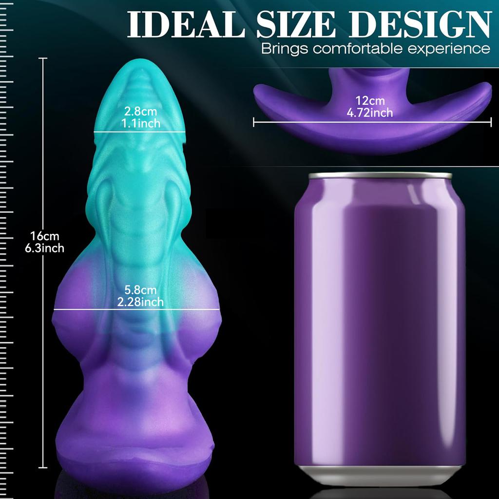 FairyKiss Large Monster Butt Plug Anal Sex Toys Huge Silicone Anal Plug for Adult Anal Massager Butt Plug Sex Toys for Women Men
