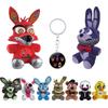 Nights At Five Freddys Chica Bonnie Foxy Plysjdukke Myk Kosedyr Barnegave