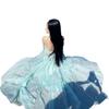 Mint Mambo Beach Resort Chic Halter Neck Fairy Dress with Flowing Hem Skirt