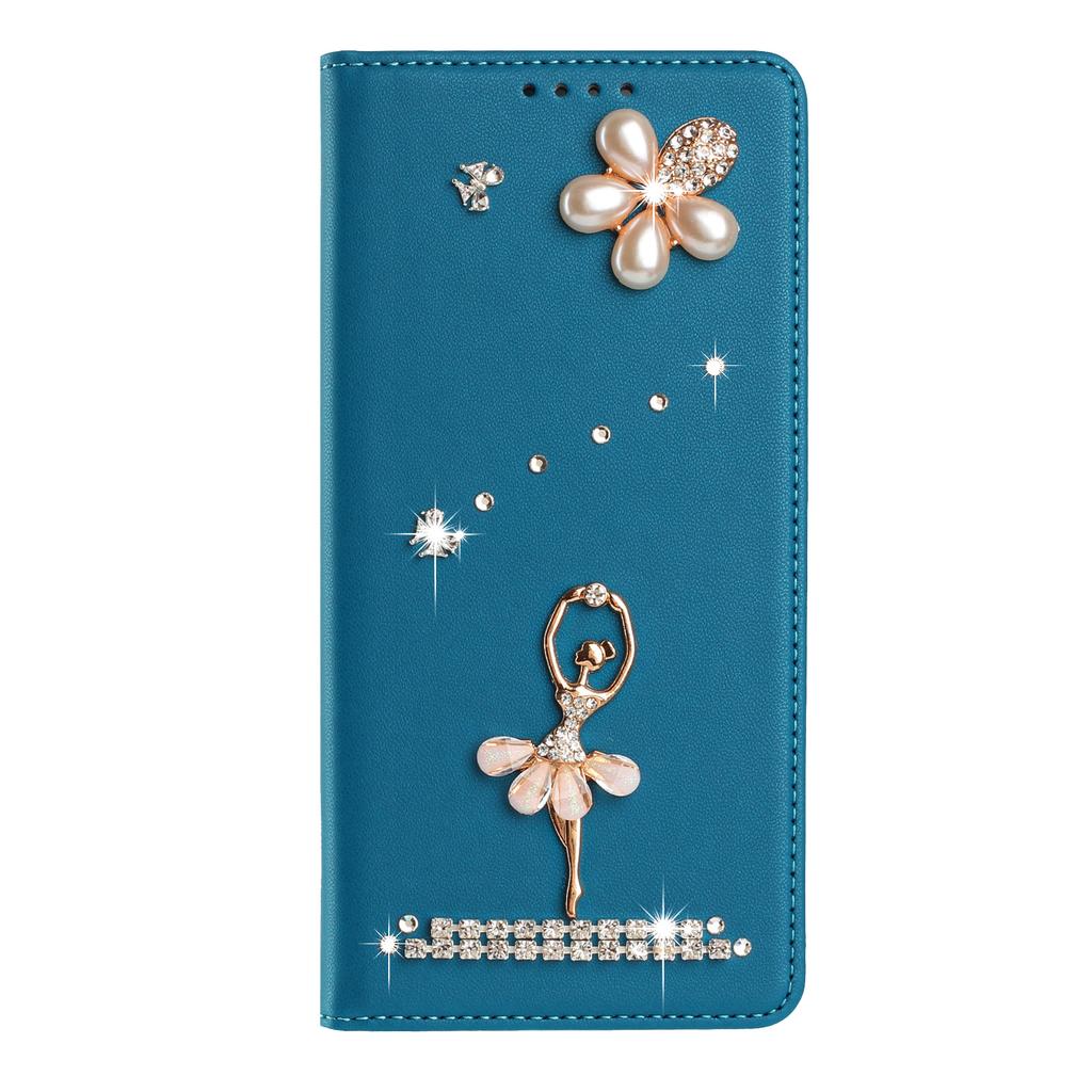 Pour Samsung Galaxy A57 5G Étui Motif Feuilles Florales Multiples Emplacements pour Cartes Fermeture Éclair Housse de Téléphone en Cuir avec