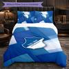 Biancheria da letto a tema TSG Hoffenheim FC Set 3 Pezzi Copripiumino Biancheria da letto Decorativa per Camera da Teen Decorazione per la Casa