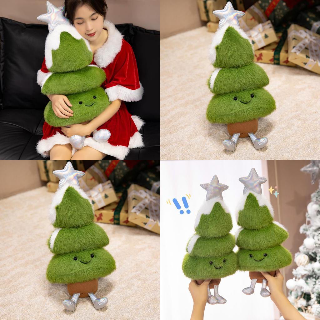 Christmas Tree Plush Toy With Pp Cotton Filling For Holiday Decor And Childrens Gifts