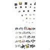 25 Values Tactile Push Button Micro Switch 375PCS