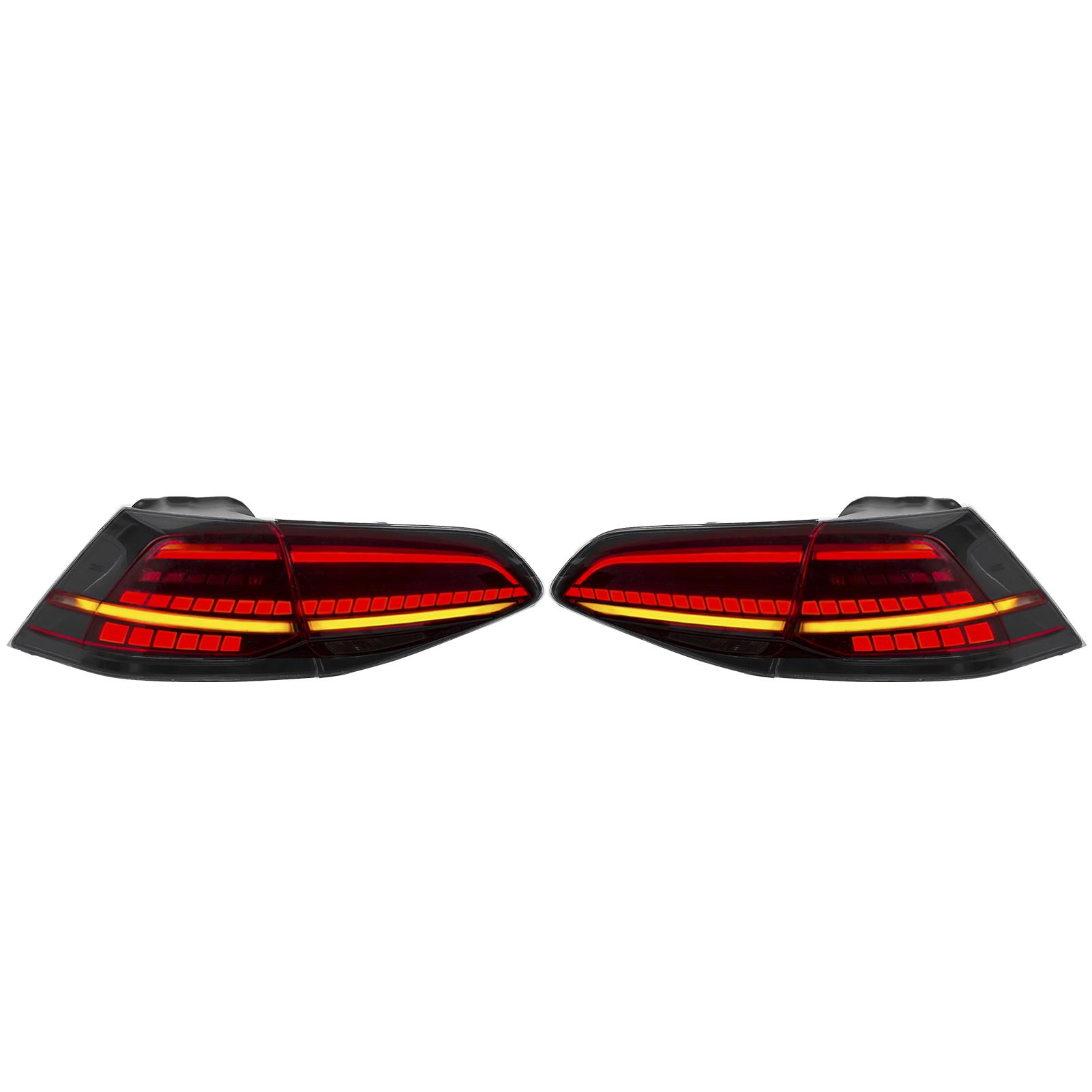 

VLAND R‑Look Full LED Dynamic Tail Lights Smoked Lens Fit for MK7 7.5 GTD R 2013‑2020
