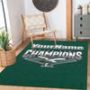 Philadelphia Eagles Customize Text Area Rug Perfect For Entryway Playrooms Hallway Game Room Antislip Rug Decorate Offices