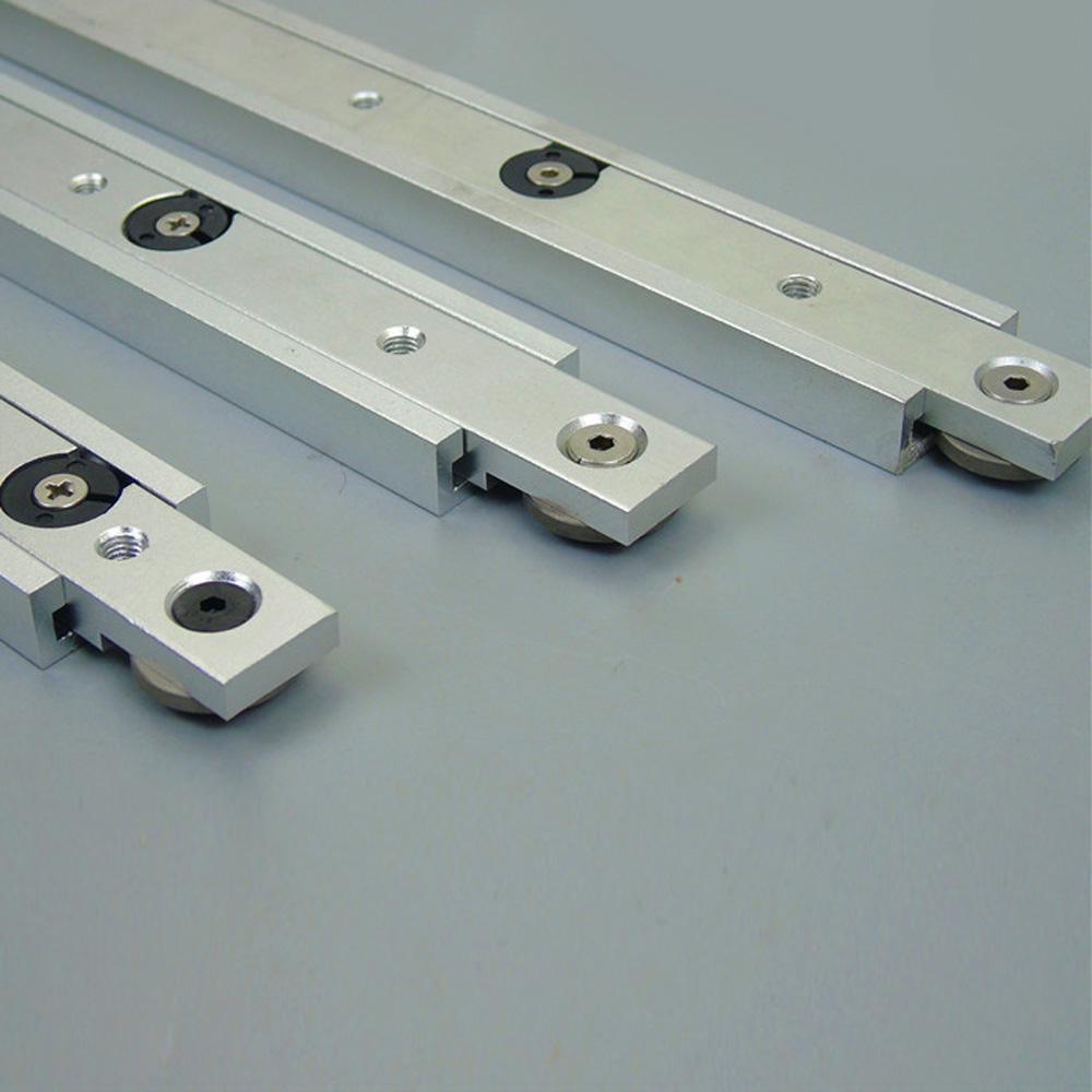 Buy 1Set Aluminum Alloy Miter Bar & Track Slider Table Saw Woodworking Tool DIY at affordable