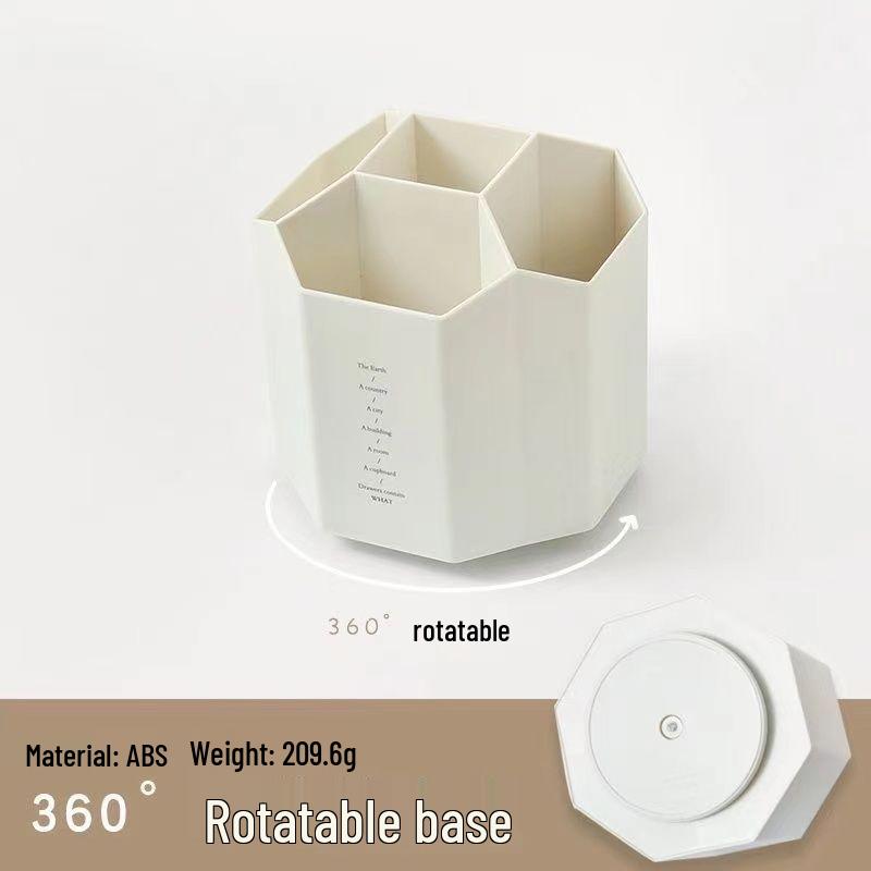 360° Rotating Multi-compartment Desk Organizer Pen Holder for Classroom or Office