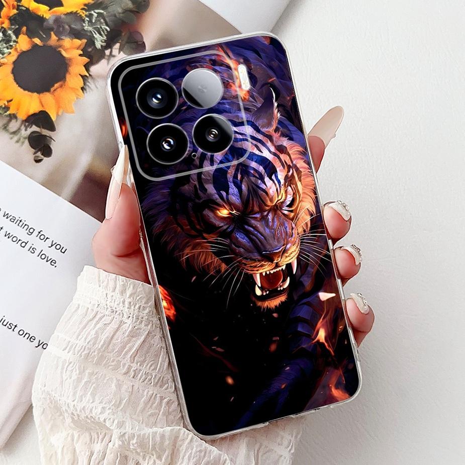 For Xiaomi Mi 15 Pro 5G Case New Fashion Painted Cover Soft Silicone Slim Phone Case For Xiaomi 15 Pro Mi15 5G Back Cover Fundas