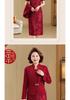 2026 New Spring/Autumn Mother-in-law Wedding Dress Set – Elegant Two-Piece for Middle-Aged Women