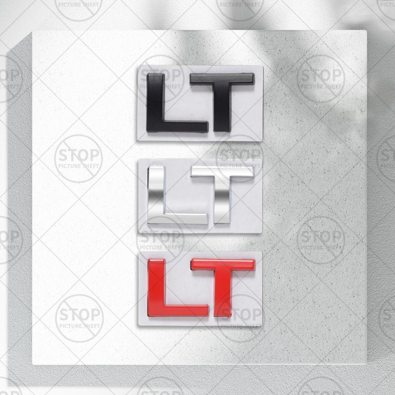 Car Sticker LS LT Logo 3D Decal Body Decoration Badge Rear Trunk Emblem For Chevrolet Captiva Aveo Cruze Camaro Sail Onix Spark