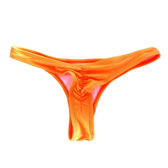 Slip bikini sfacciato da donna, perizoma a vita bassa, slip Rave, costume da bagno a taglio medio