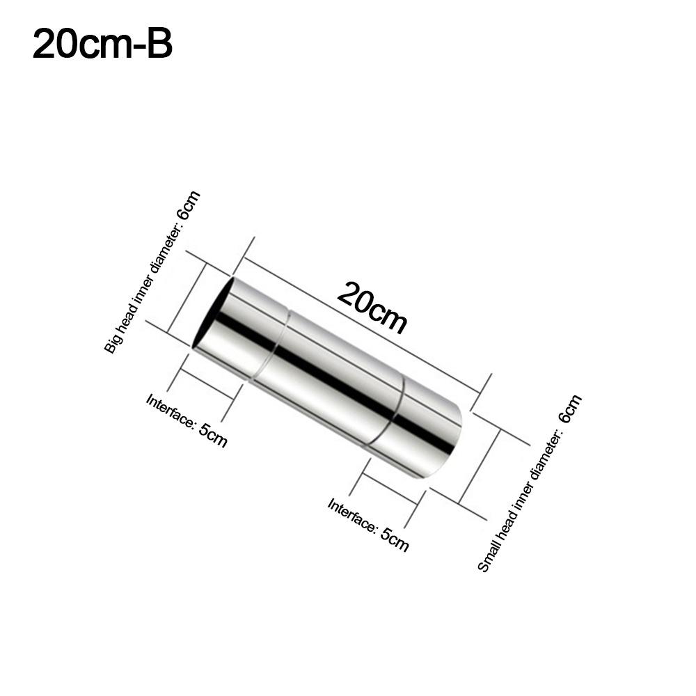 Diameter 6CM Chimney Pipes Stainless Steel Stove Pipes Flue Extension Tube  Tents