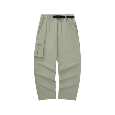 Sport Life Fashion Comfortable Versatile Straight Leg Elastic Work Casual Pants Men Bottoms Herbal-Beige L324M075-02BV