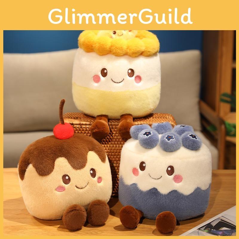 Strawberry Blueberry Mango Chocolate Cake Plush Toy Holiday Gift Collection