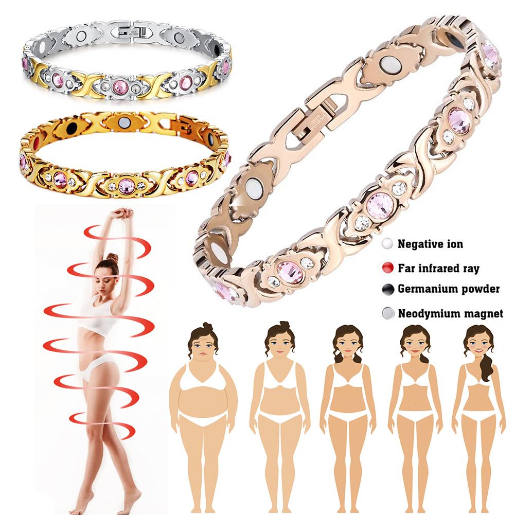 Fashion Removable Energy Magnet Bracelet Magnetic Slimming Bracelet Jewelry Women Accessories