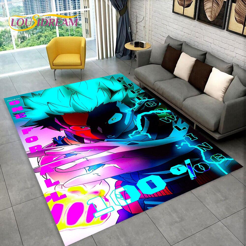 My Hero Academia, Japan Anime Area Rug,Carpets Rug for Living Room Bedroom Sofa Doormat Decoration,Kids Play Non-slip Floor Mat