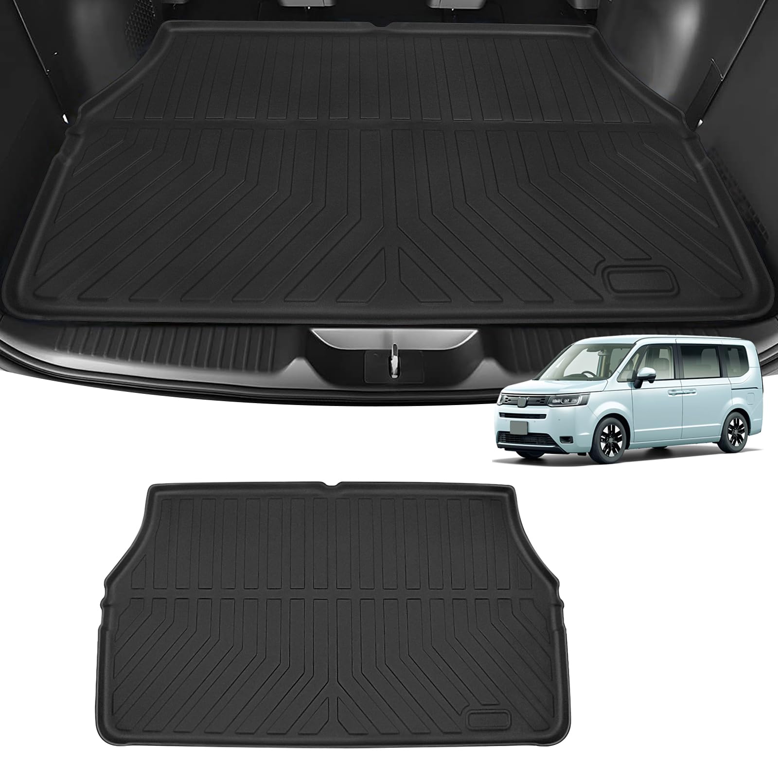 

Новый Step WGN Багажник TPE Багаж Автомобиль 3D Груз Легкий Автомобиль 3D Индивидуальная Деталь Интерьера Номер Детали 001 RP6/7/8 Коврик, Дизайн, Специфичный для Автомобиля, Коврик, 3D,