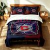 Chicago Fire FC (5) 3pc set suitable for master bedrooms soft and comfortable an ideal gift for family and friends Includes one duvet cover and two pi