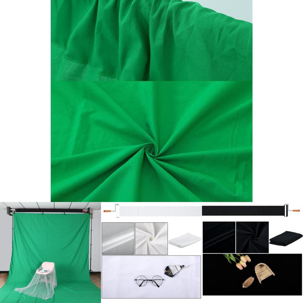 Hintergrund Fotografie Hintergrund Glatter Musselin Bildschirm Chromakey Für Fotostudio