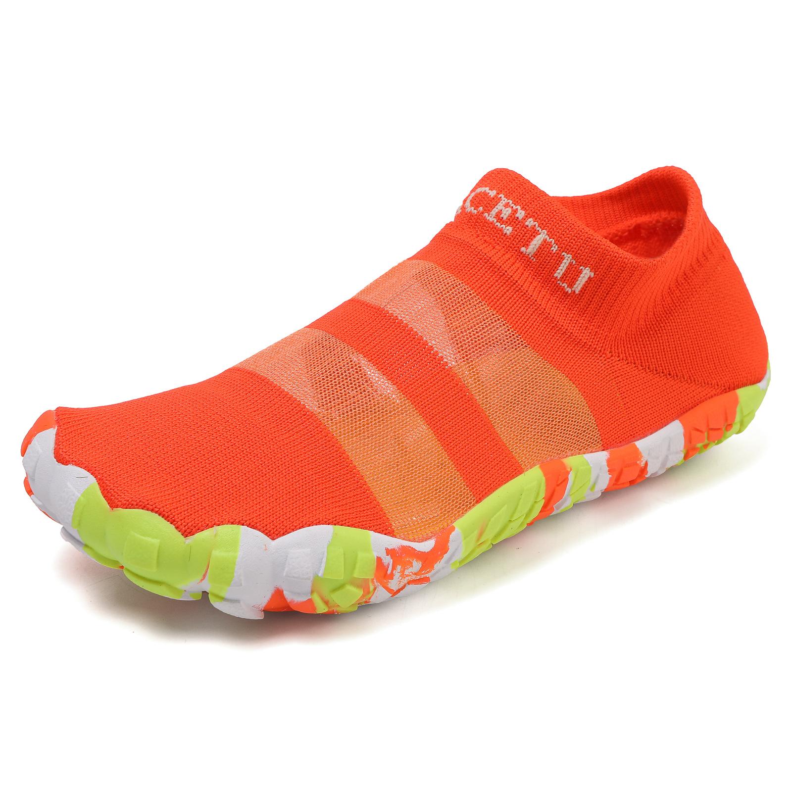 

Женские дышащие нескользящие туфли для ручья, обувь для плавания и дайвинга, летняя обувь для ходьбы по воде, пятипальцевая обувь для прыжков со скакалкой, быстросохнущая, легкая, для пляжа 41 оранжевый
