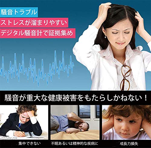 TATUM Digital Sound Level Meter, Noise Data Logger, Real-time Measurement Results Output to PC, 0.1dB Accuracy, Sound Meter