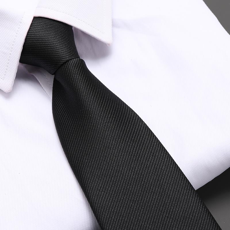 No Black Zipper Men'S Professional Dress Tie Business Casual Wedding Groom Korean Version Of A Pull Tie
