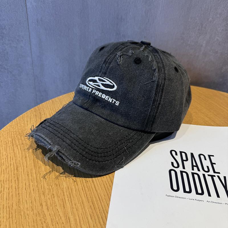 Fashion Broken Urban Hole Baseball Cap Women Sun Hat With Material Breathable