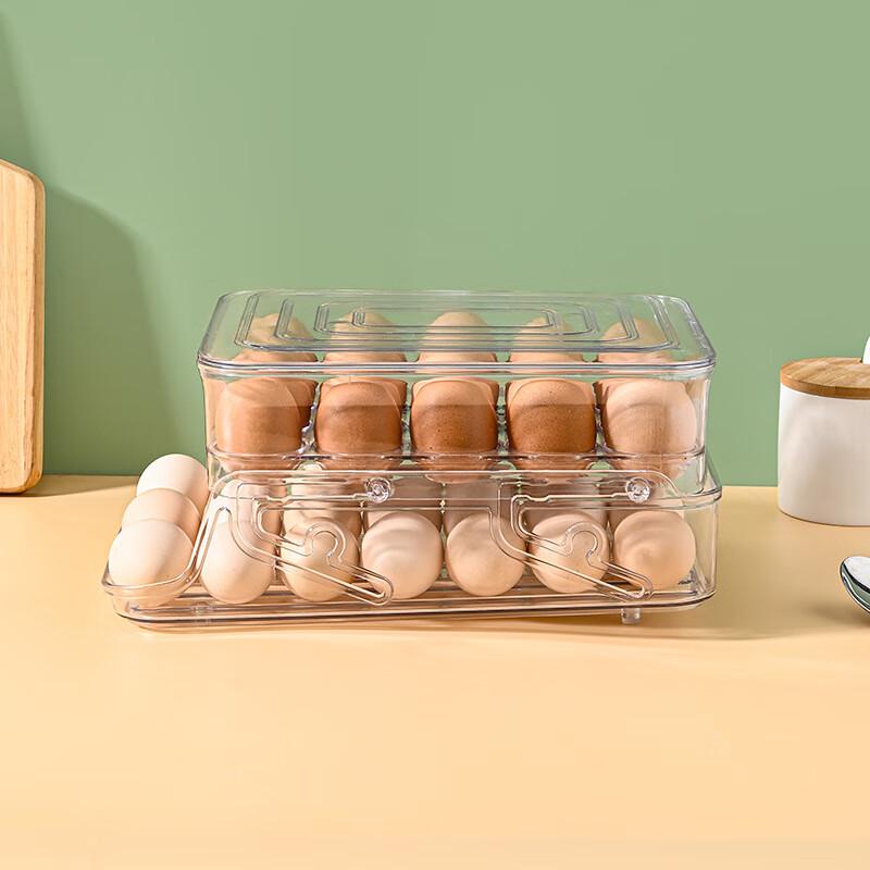 

Регульований двошаровий контейнер для зберігання яєць Wutuo