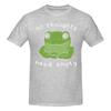 Piece No Thoughts Head Empty Graphic  Cotton TShirt Funny Frog Meme Tees Tops For Unisex