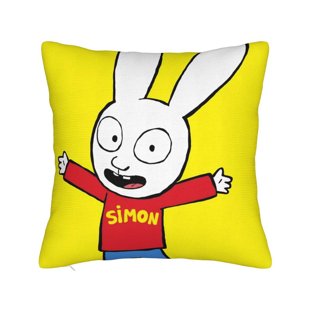 Simon Super Rabbit Pillow Covers Accessories Printing Cushion Cover Gift Pillow Case Cover Home Multi-Size