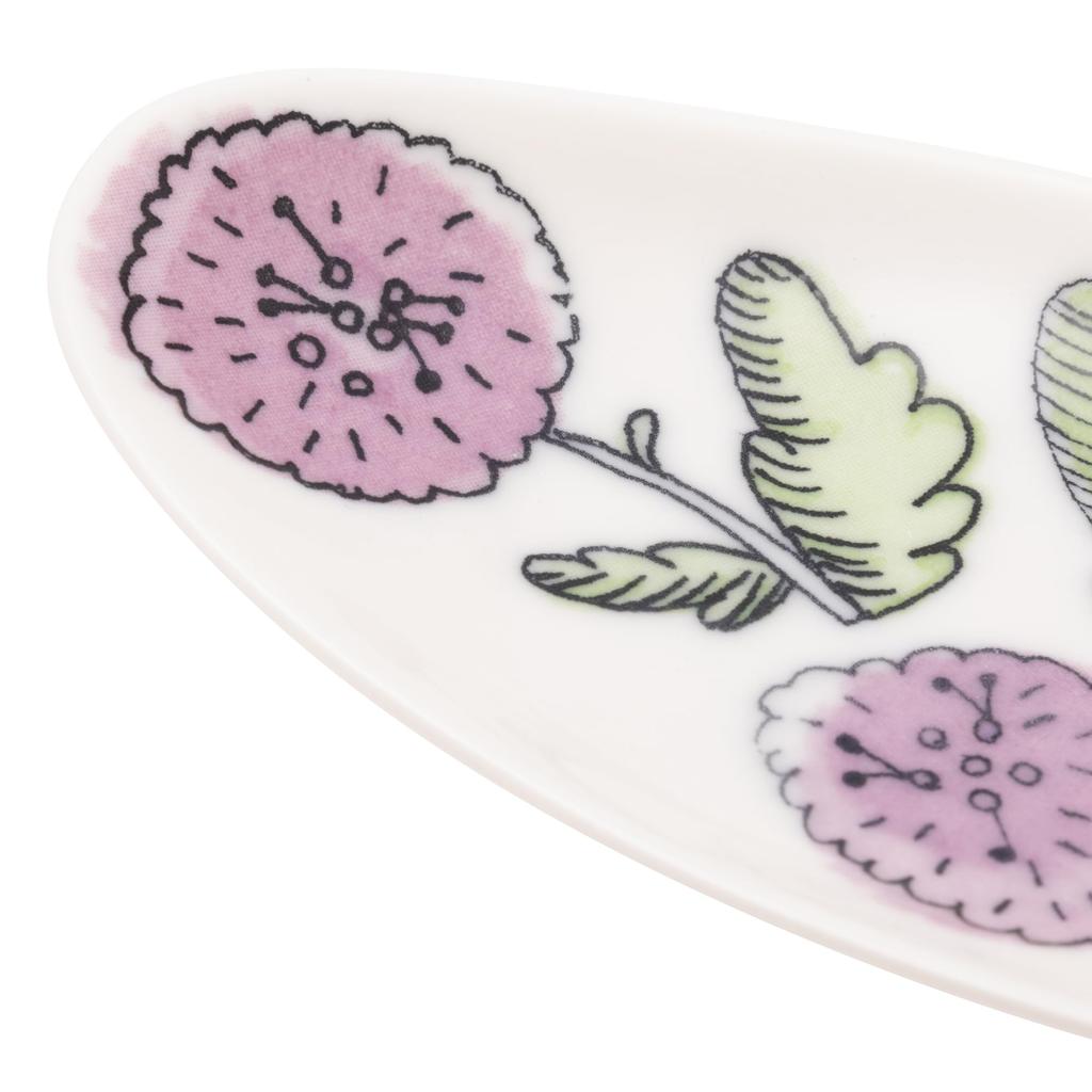 Flower Mini Small Plate and Spoon Rest Purple 30704