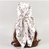 Lightweight Musical Note Shawl Breathable Square Headscarf Elegant Square Scarf  Bag Accessories