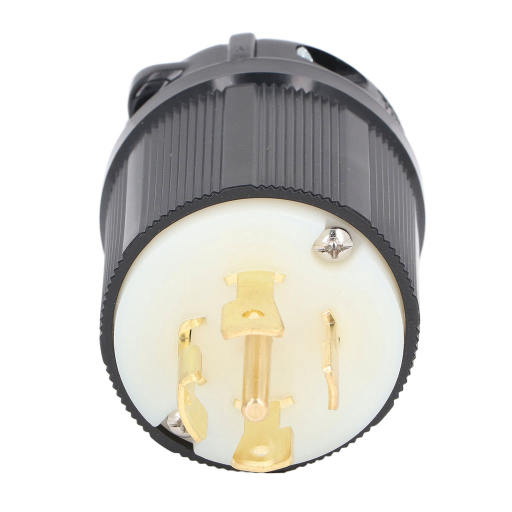 Generator Verriegelungsstecker 4-polig 5-adrig 30A 120/208V Universeller Drehverschluss-Adapter L21‑30P für Maschine